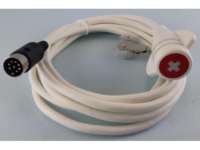 DIN8 sealed Call Cord (8ft)